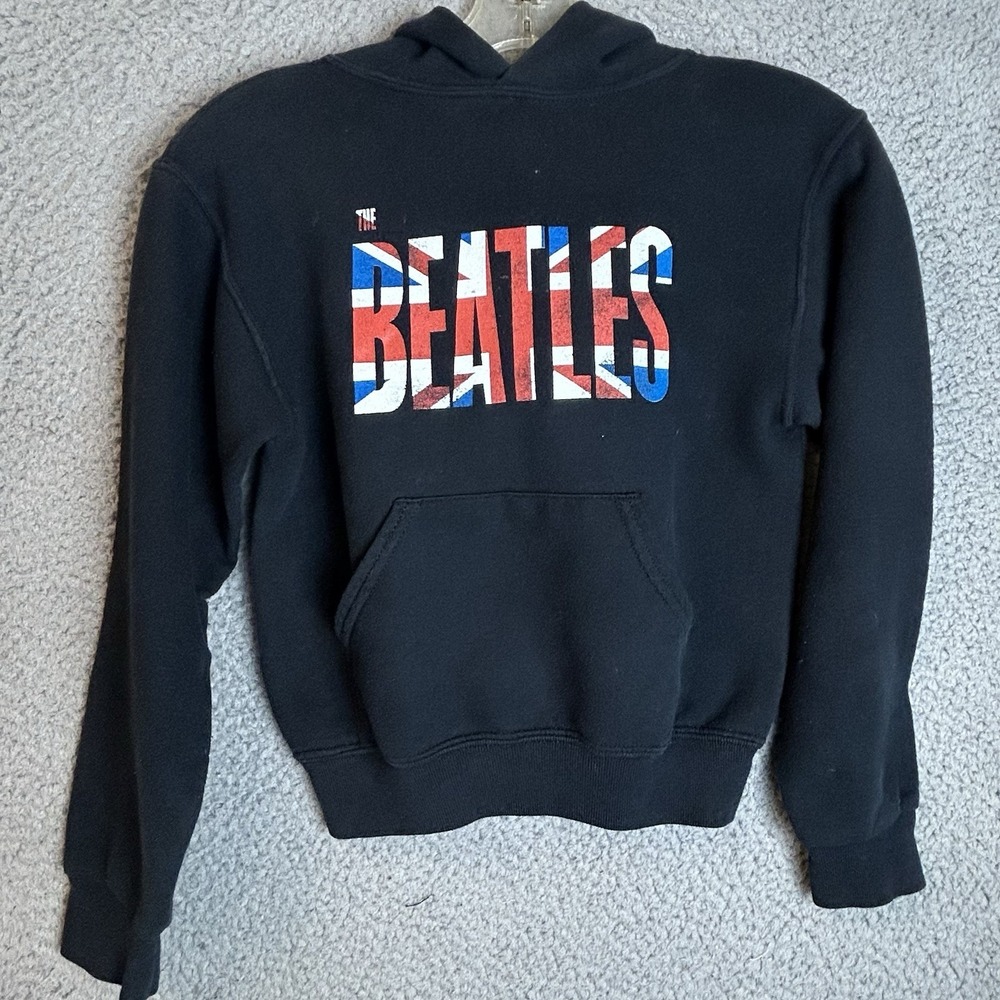 The Beatles Jerzees Pullover Hoodie Youth Medium 10-12 Vintage Sweatshirt
